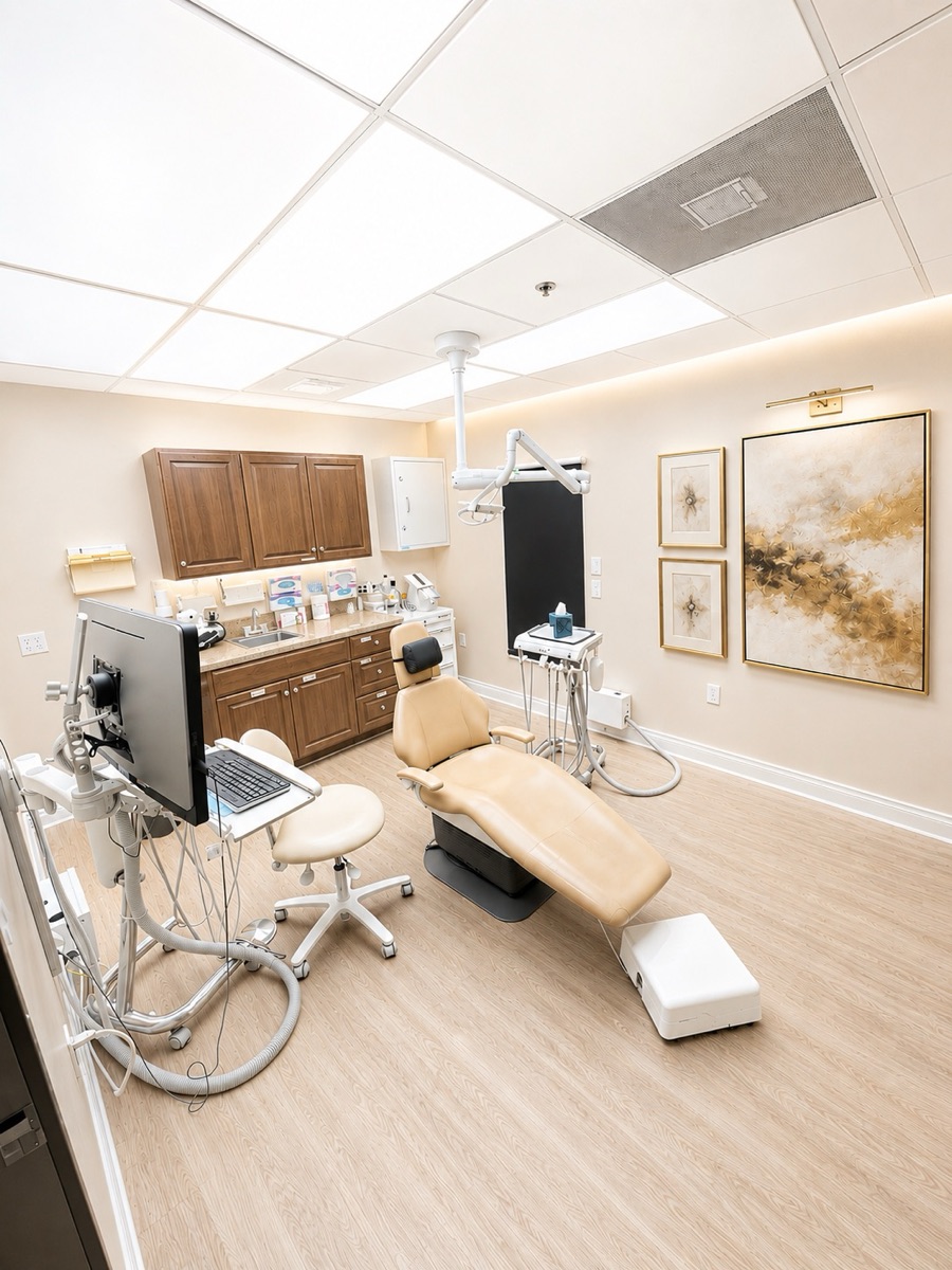 Treatment room at Oaks Oral Surgery & Periodontics